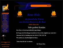 Tablet Screenshot of benz-holz.de